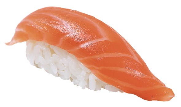 a piece of nigiri sushi